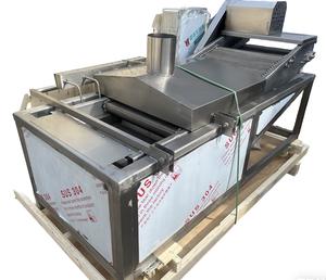 Machine à frire continue de petite capacité, machine à frire à bande transporteuse pour nuggets de poulet, restauration rapide - Product Image 4