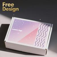 Boîte en carton ondulé fabriquée en usine, emballage personnalisé pour envoi postal avec logo, boîte d'expédition