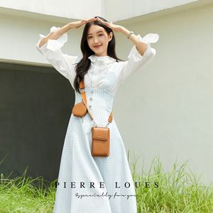 กระเป๋าโทรศัพท์แบบสะพายข้าง Pierre Loues หนัง PU สายปรับได้ กระเป๋าใส่เหรียญ สำหรับผู้หญิง ใช้ได้ทุกวัน - Product Image 4