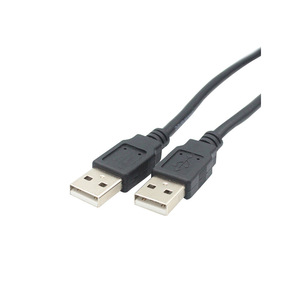 <b>Usb</b> 2.0 Male <b>To</b> Male Data <b>Cable</b> Black Pure Copper Fast Charging General Use - Product Image 4
