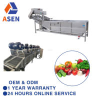 Meloen En Fruitwasmachine Industriële Fruitwasdroogmachine