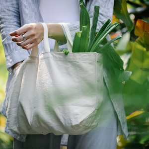 KAISEN borse in tela di alta qualità con manici in corda di cotone eco-friendly servizio One Stop OEM/ODM - Product Image 4