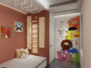 Muro de Escalada Interior para Niños, Muro de Escalada Interactivo, Entrenamiento Sensorial para Niños, Centros de Entrenamiento Deportivo - Product Image 4