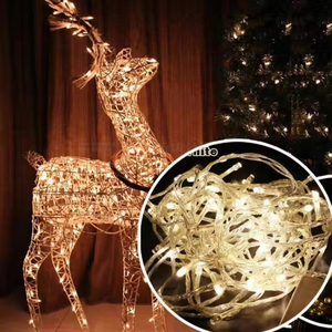 10M 20M 30M <span class=keywords><strong>50M</strong></span> 100M LED Chaîne Fée Lumière Vacances Patio Noël Décoration De Mariage AC220V Étanche Lumière Extérieure <span class=keywords><strong>Guirlande</strong></span> - Product Image 6