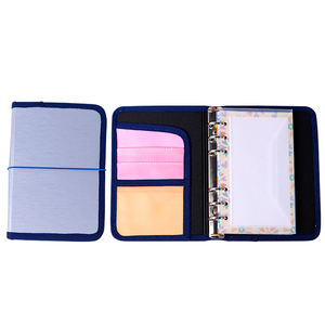 Custom in pelle Business Planner riunione ufficio porta carte con pizzi stampa pagine raccoglitore di <span class=keywords><strong>anelli</strong></span> Notebook - Product Image 6