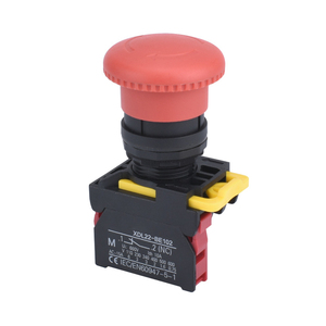 Interrupteur à bouton en plastique pour armoire électrique, comprend un boîtier en plastique de montage et une utilisation en cas d'urgence - Product Image 5