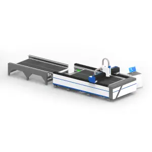 Hoge Efficiëntie Dual Platform Fiber Lasersnijmachine 3000W Metalen Plaat Lasersnijmachine Met Uitwisseling Tafel