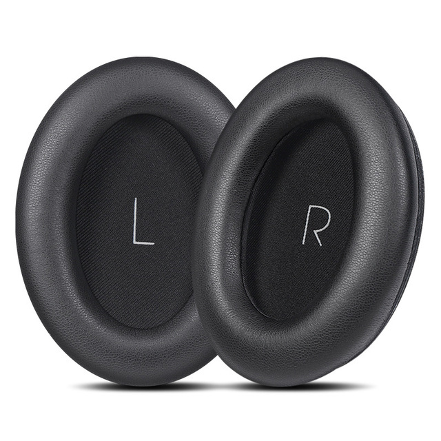 Black/Gold Protein Leather EVA Memory Foam Breathable Standard Size Earpads Replacement for Tour One/Tour One M2 Headphones