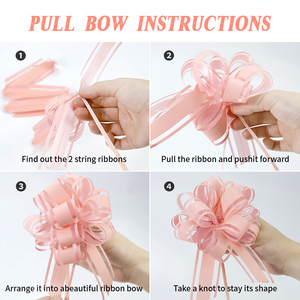2025 New Arrival 6 Inch PP Kéo Ribbon Cung Cho Gói Hộp Hoặc Hoa Trang Trí X-Mas Đảng Organza Đầy Màu Sắc Kéo Bow - Product Image 4