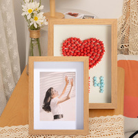 Deep Photo Frame Dried Flower Shadow Box Photo Frame High Quality Customized Wholesale White Wooden Art 3D Shadow Frame