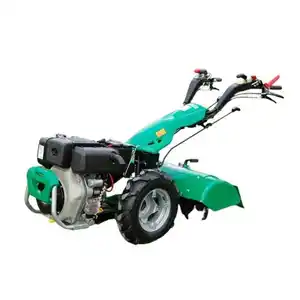 Granja Mini Diesel motocultor Power Tiller Dos Ruedas Mini Caminar tractor de mano precios para la venta producto