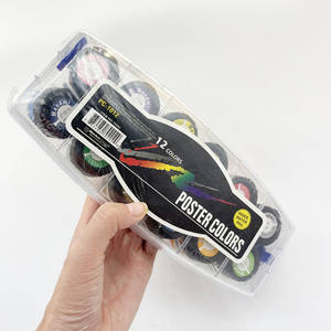 Peintures à l'eau de haute qualité, très vendues sur le marché <span class=keywords><strong>africain</strong></span>, coffret de 12 tubes de 20 ml pour le <span class=keywords><strong>dessin</strong></span> artistique - Product Image 2