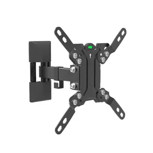 Charmount Swivel TV Wall Mount Max VESA 100x100mm 200x200mm hold 17-42 Inches Tilt and Swivel Single Arm With Adaptor