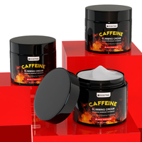Crème Amincissante Anti-Cellulite et Raffermissante pour Membres Inférieurs, Poitrine, Taille et Ventre, Brûle-Graisse Corporelle, Sans Effets Secondaires, à la Caféine, Marque Privée, 50g