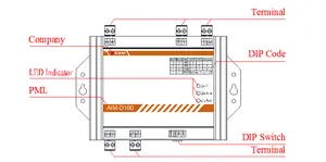 Acrel AIM-D100-CA điện lưới DC Hệ thống cách nhiệt giám sát Meter với chức năng cảnh báo cho EV sạc đống