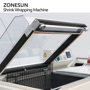 ZONESUN ZS-SX5540 semi-automatique cosmétique parfum papier boîtes Film coupe rétrécissement étanchéité Machine d'emballage avec distributeur scellant - Product Image 4