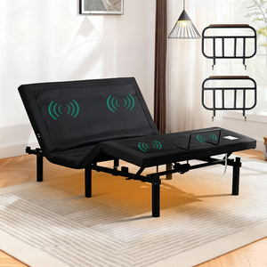 Cadre de <span class=keywords><strong>Lit</strong></span> Électrique Moderne Tecforcare avec Rail Latéral Massant pour Personnes Âgées, <span class=keywords><strong>Lit</strong></span> Médicalisé et Base de <span class=keywords><strong>Lit</strong></span> à Domicile pour Patients - Product Image 1