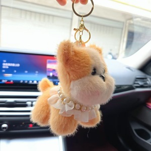 Cachorro colgante suave algodón peluche juguete Keytag dibujos animados trapo muñeca perro felpa llavero colgante bolsa muñeca llavero - Product Image 5