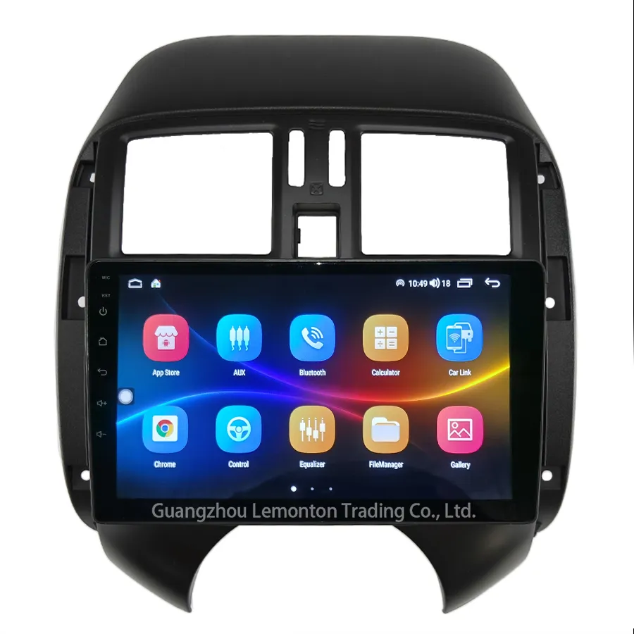 Touchscreen 10.1 Inch Voor Nissan Sunny 2011 Radio Gps Navigatiesysteem Ondersteuning Carplay Tp