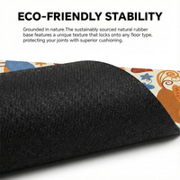Tapis de yoga et de Pilates en PU imprimé avec logo personnalisé, extra épais (4-6 mm), antidérapant, écologique, nouveau design, collection 2026, offre spéciale