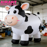 Ballon de vache géante gonflable de nouvelle conception pour réunion d'échange, ballon de vache gonflable, jouet de vache gonflable
