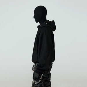 <span class=keywords><strong>Felpa</strong></span> Unisex Streetwear all'Ingrosso con Doppio <span class=keywords><strong>Cappuccio</strong></span>, Antivento, Calda, con Maschera, Oversize, Techwear, Casual, Premium - Product Image 2