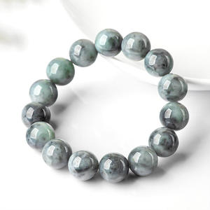 Bracelet en jade noir naturel authentique, pour hommes et femmes, vente en gros de jade général SL135 - Product Image 2