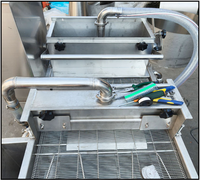 Machine automatique de panification aux céréales pour la transformation alimentaire industrielle des nuggets et des galettes de burger, en acier inoxydable 304 haute rigidité