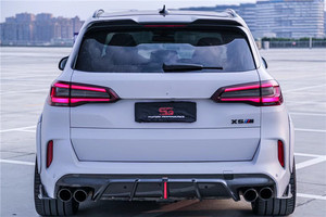 X5M F95 Carbon Fiber Body Kit <b>for</b> BMW F95 X5M Front Lip Spoiler Side Skirt Top Wing <b>Diffuser</b> <b>Car</b> Kits <b>Car</b> Bumper - Product Image 3