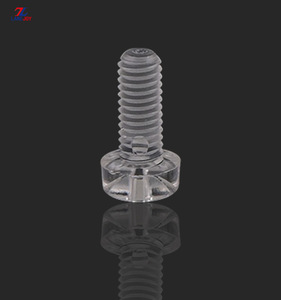 Prezzo di fabbrica m3-m6 Rotonda Pan Testa In Policarbonato PC <span class=keywords><strong>Vite</strong></span> Acrilico trasparente di <span class=keywords><strong>plastica</strong></span> a <span class=keywords><strong>vite</strong></span> - Product Image 1