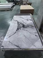 Revêtements muraux de qualité au design moderne, panneau mural en PVC marbré UV, imperméable et ignifuge, surface plane, insonorisant, usage domestique