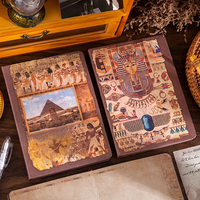 Carnet A5 Vintage Couverture Rigide Journal Égypte Antique Fait Main pour Écriture Cadeau