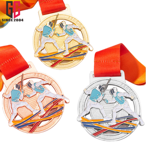 16 Jahre Factory Custom Finisher Gold Silber Metall medaille Sport Marathon Award Zink legierung - Product Image 5