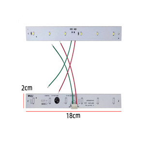 Voor 12V 6-Light Koelkast Strip Emitting Board Voeding Model Voor GR-M2378JRY 18X2Cm Voor Gekoelde Kamers - Product Image 3