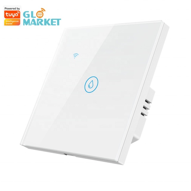 Glomarket for EU Standard WiFi/Zigbee Smart Glass Water Heater Touch Switch with for Smart IoT Chip 240V