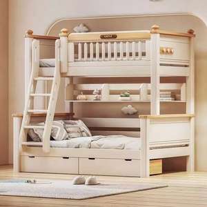 <span class=keywords><strong>Lit</strong></span> <span class=keywords><strong>superposé</strong></span> surélevé à double toit moderne, design de <span class=keywords><strong>hauteur</strong></span> pour une chambre d'hôtel familiale confortable - Product Image 2