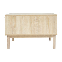 Ensemble de table basse en bois naturel au design moderne et écologique pour café et salon de thé Les tailles varient