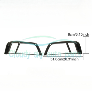 Grilles d'aération inférieures en nid d'abeille en fibre de carbone YT pour pare-chocs arrière <span class=keywords><strong>R8</strong></span> <span class=keywords><strong>V10</strong></span> <span class=keywords><strong>Plus</strong></span> Coupé 2 portes 16-18 - Product Image 5