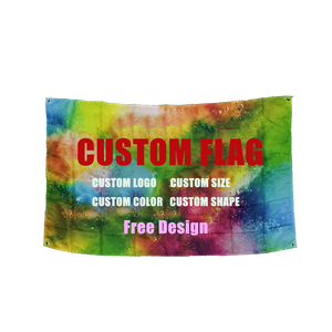 Banderas Personalizadas para Autos de Equipos de Fútbol, Impresas en Poliéster con Logotipo, Impresión <span class=keywords><strong>Digital</strong></span> para Equipos Deportivos, Carreras <span class=keywords><strong>y</strong></span> Eventos - Product Image 1