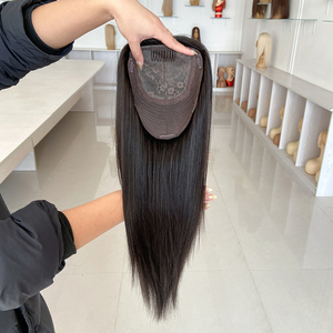 ท็อปเปอร์ผมแท้ Remy แบบไหม ระบายอากาศได้ดี ท็อปเปอร์แบบคลิปติด - Product Image 5