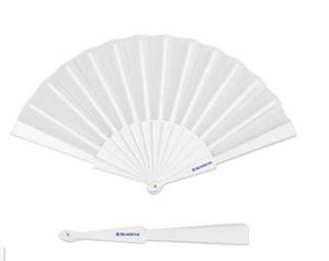 Abanicos Plegables de Poliéster de 33 cm, Abanicos Personalizables con Logotipo, Abanicos en Blanco para Sublimación - Product Image 6