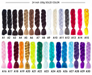 24 pollici morbido Yaki dritto afro kinky jumbo treccia per <span class=keywords><strong>capelli</strong></span> all'ingrosso all'ingrosso <span class=keywords><strong>trecce</strong></span> sintetiche espressione africana intrecciata <span class=keywords><strong>capelli</strong></span> - Product Image 6