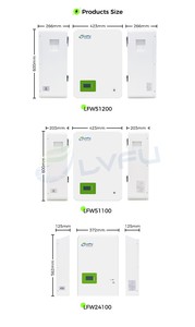 Proveedor de baterías LVFU LFP de 5KWh y 10KWh para uso doméstico, paquete de baterías de iones de litio de 48V 100Ah y 24V 200Ah para almacenamiento de energía. - Product Image 6