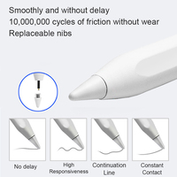 Nouveau stylet universel JT19 de haute qualité, blanc, pour dessin, tactile capacitif, stylo à bille, clé USB, coque en alliage d'aluminium, compatible