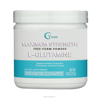 Poudre de L-GLUTAMINE en marque blanche OEM, supplément nutritionnel sportif en gros, sans gluten, favorise la récupération musculaire, boisson