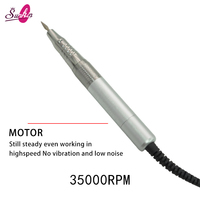 Ponceuse à ongles électrique portable sans balais à prix compétitif, 35 000 tr/min, haute vitesse, pour manucure/pédicure
