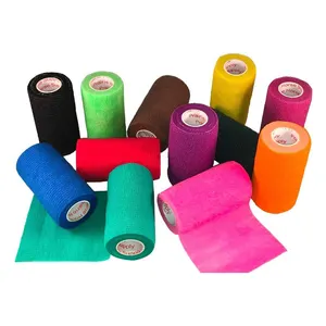 Aranea Custom Logo Non woven Pet Cohesive Self Adhesive Horse Race Leg Knee Wraps Bandages For Horse