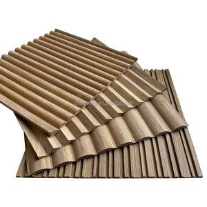 <span class=keywords><strong>Pannello</strong></span> <span class=keywords><strong>Murale</strong></span> Dogato Super Flessibile dal Design Moderno in <span class=keywords><strong>Legno</strong></span> Massello Naturale di Rovere e Noce Fresato - Product Image 4