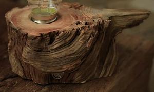 โคมไฟตกแต่งบ้านแบบแกะสลักไม้ (ที่ใส่หลอดไฟแบบใช้ซ้ำได้) - Product Image 4