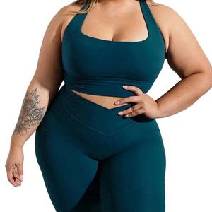 Nuevo Conjunto Deportivo Personalizado, Transpirable, Top Deportivo para Mujer, Ropa de Yoga, Conjunto sin Costuras, Talla Grande, Sujetador Deportivo para Correr - Product Image 2